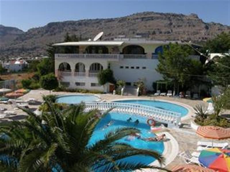 Pefkos Garden Hotel Pefki Exterior foto